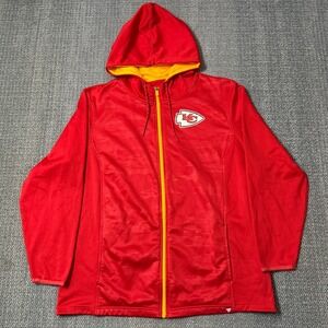 Fanatics Red and Yellow Full-Zip Hoodie